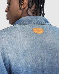 Denim Polstret Jakke Bla