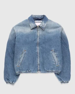 Denim Polstret Jakke Bla