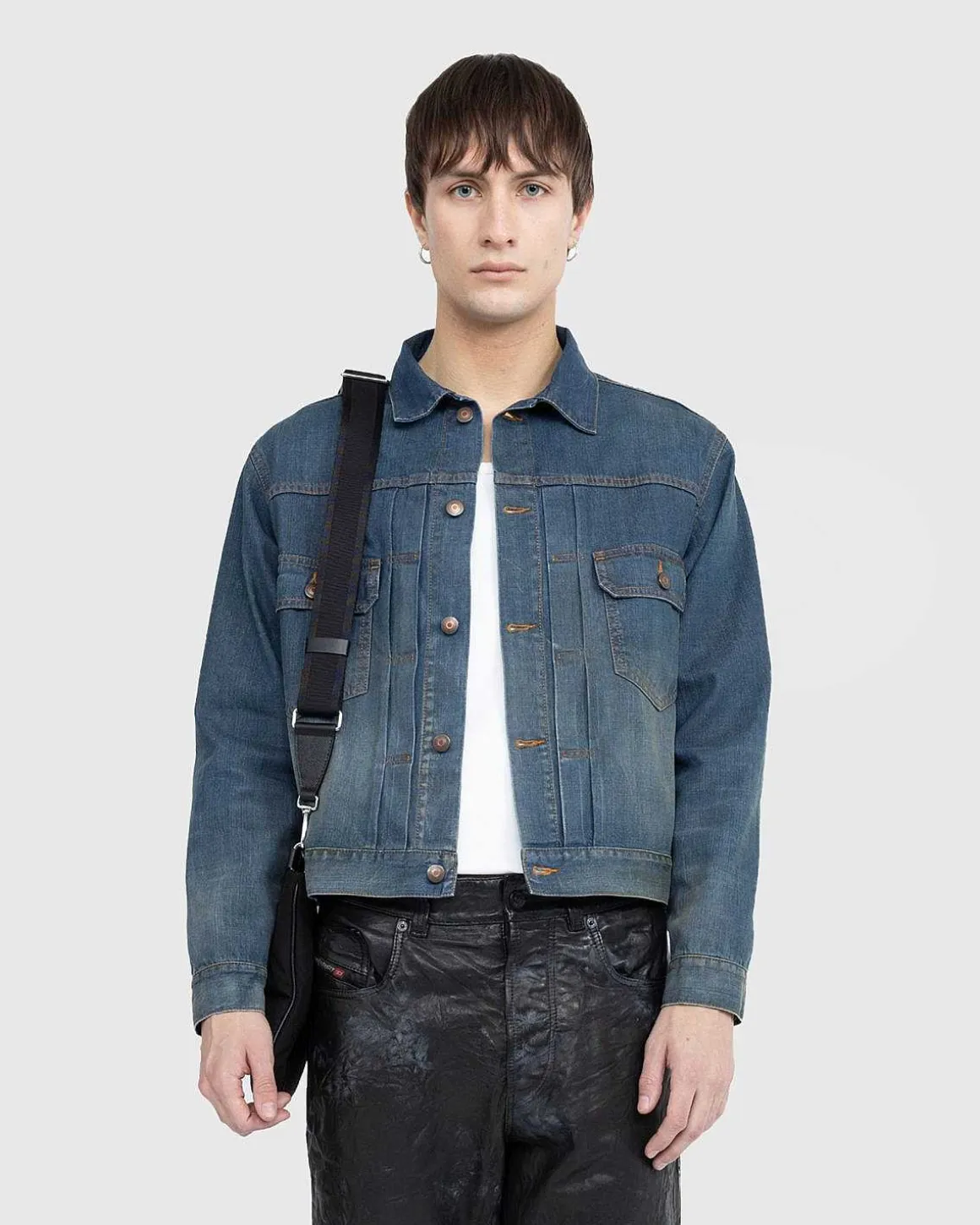 Denim Sportsjakke Amerikansk Klassisk