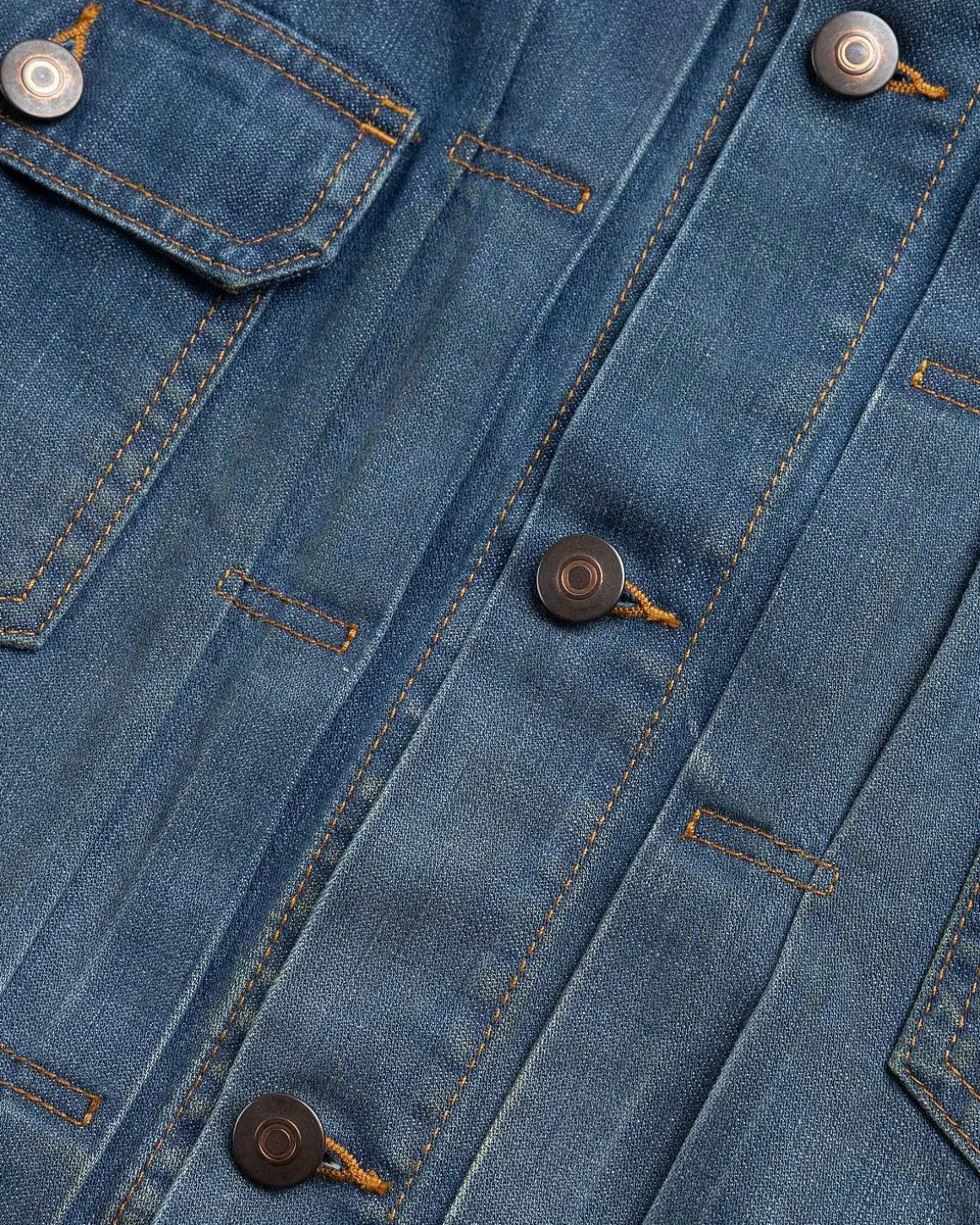 Denim Sportsjakke Amerikansk Klassisk