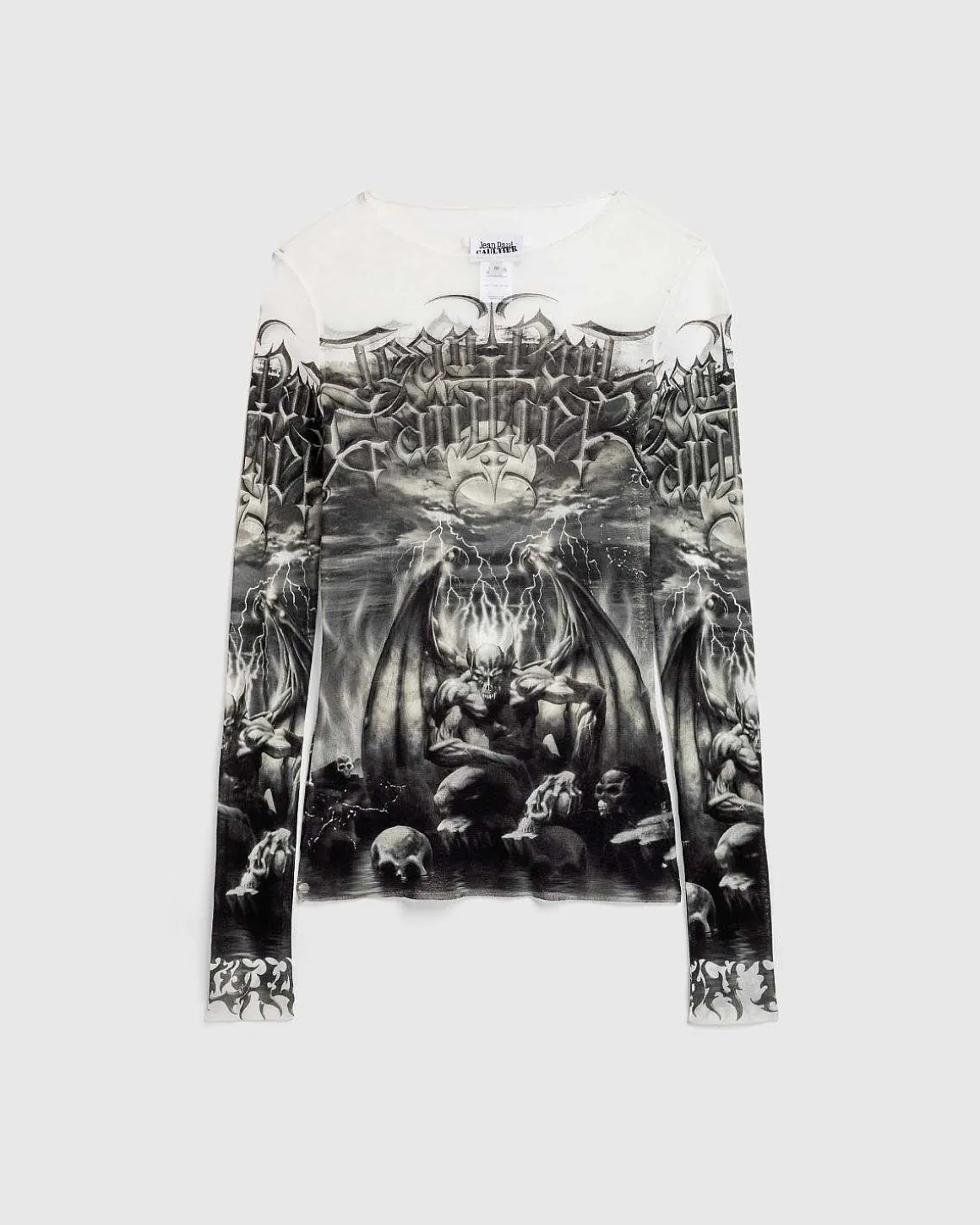 Diablo Top Hvid/Sort