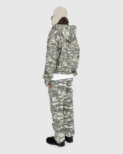 Digi Waffle Zip Haettetroje Multi/Spray Camo