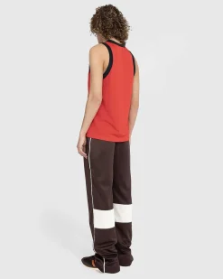 Diop Tank Top Rod/Sort