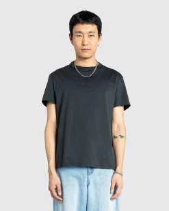 Distorted Logo T-Shirt Washed Black
