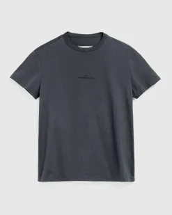 Distorted Logo T-Shirt Washed Black