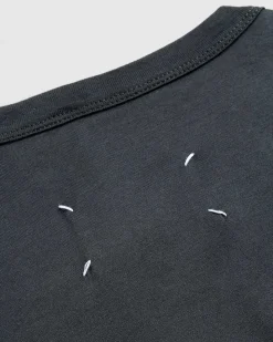 Distorted Logo T-Shirt Washed Black