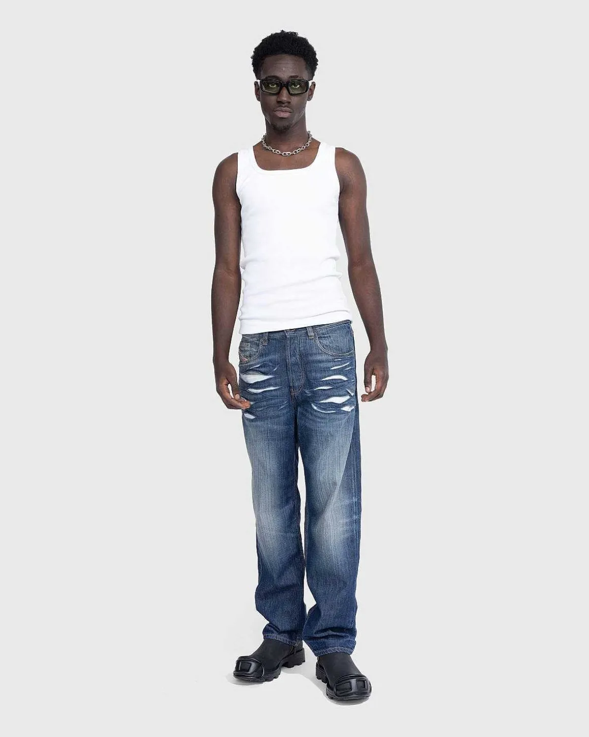 2010-D-Macs Straight Jeans Bla