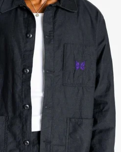 Dn Coverall Ryg Sateen Sort