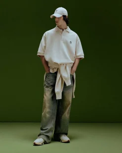 Dobbelt-Faced Pique Polo Shirt Aeggeskal