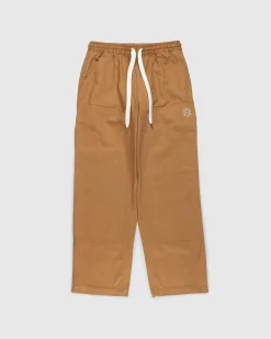 Dobbelt Knaebukser Desert Tan