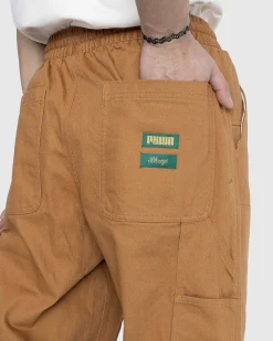 Dobbelt Knaebukser Desert Tan
