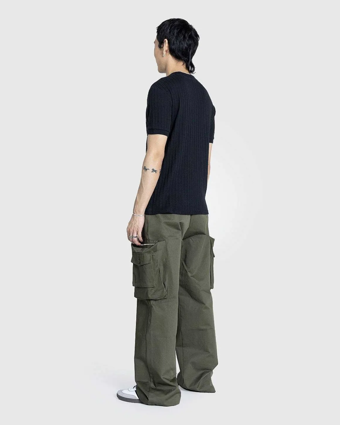 Dolly Stripe Skjorte Sort