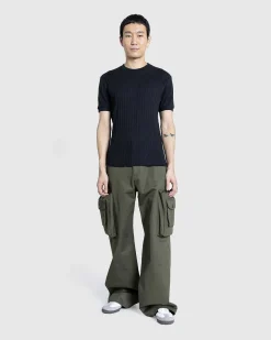 Dolly Stripe Skjorte Sort