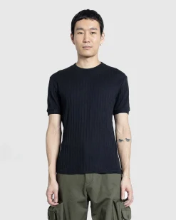 Dolly Stripe Skjorte Sort
