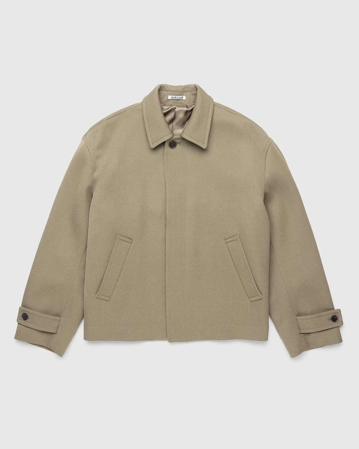 Double Cloth Hard Twist Carsey Blouson Khaki