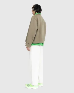 Double Cloth Hard Twist Carsey Blouson Khaki