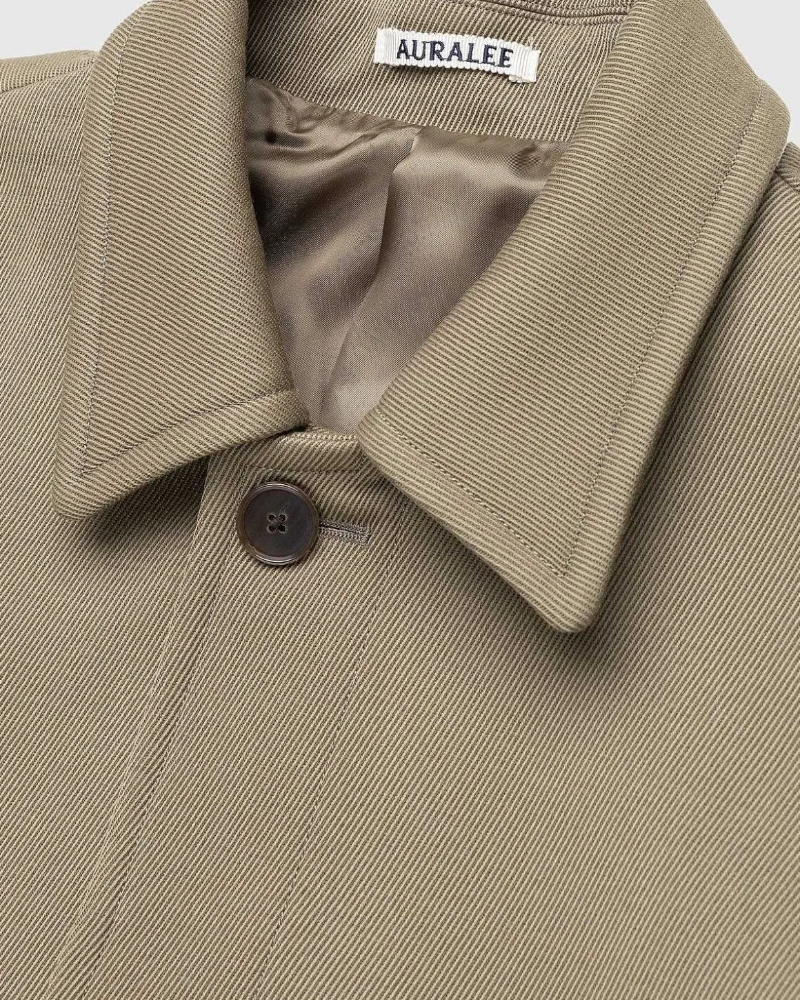 Double Cloth Hard Twist Carsey Blouson Khaki