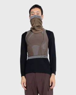 3D Strik Top Brun/Gra