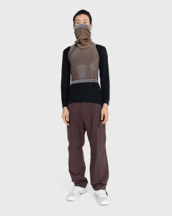 3D Strik Top Brun/Gra