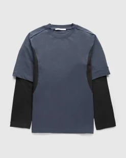 Dual Sleeve T-Shirt Muted Blue