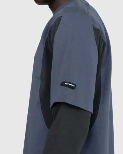 Dual Sleeve T-Shirt Muted Blue