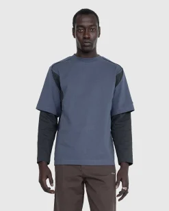 Dual Sleeve T-Shirt Muted Blue