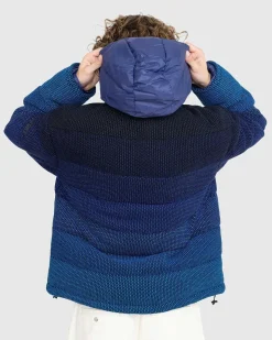 Dun Haettejakke Navy/Sort