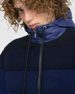 Dun Haettejakke Navy/Sort