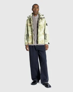 Econyl Grid Camo Jacket Natural Beige