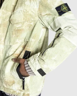 Econyl Grid Camo Jacket Natural Beige