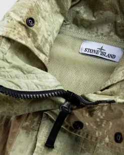 Econyl Grid Camo Jacket Natural Beige