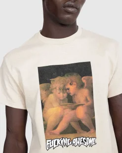 Engel Med Daemonisk Engel T-Shirt Sand