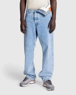Evergreen Asymmetrisk Talje Jeans Evergreen Ice Blue