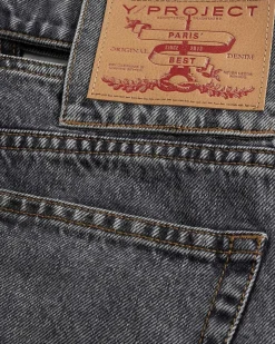Evergreen Y Belt Jeans Vintage Sort