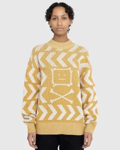 Face Crossbones And Arrow Crewneck Sweater Gul