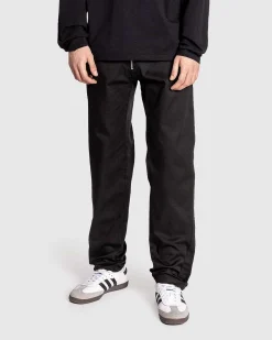 Fadir Cotton Mix Twill Bukser Sort