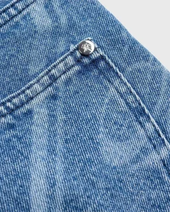 Fatin Denim Bukser Indigo Med Print