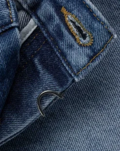 Fem-Lommers Jeans Bla