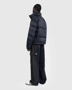 Fem-Pocket Cargo Denim Sort