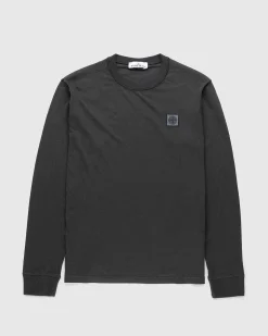 Fissato Langaermet T-Shirt Charcoal