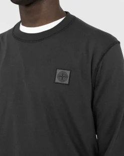 Fissato Langaermet T-Shirt Charcoal