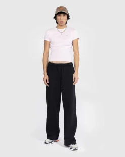 Fitted Crewneck T-Shirt Lys Pink