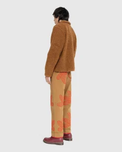 Fleece Tie-Up Pullover Karamel