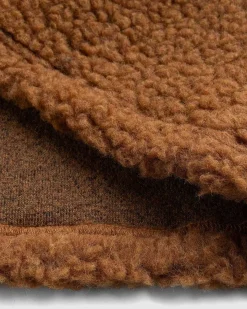Fleece Tie-Up Pullover Karamel