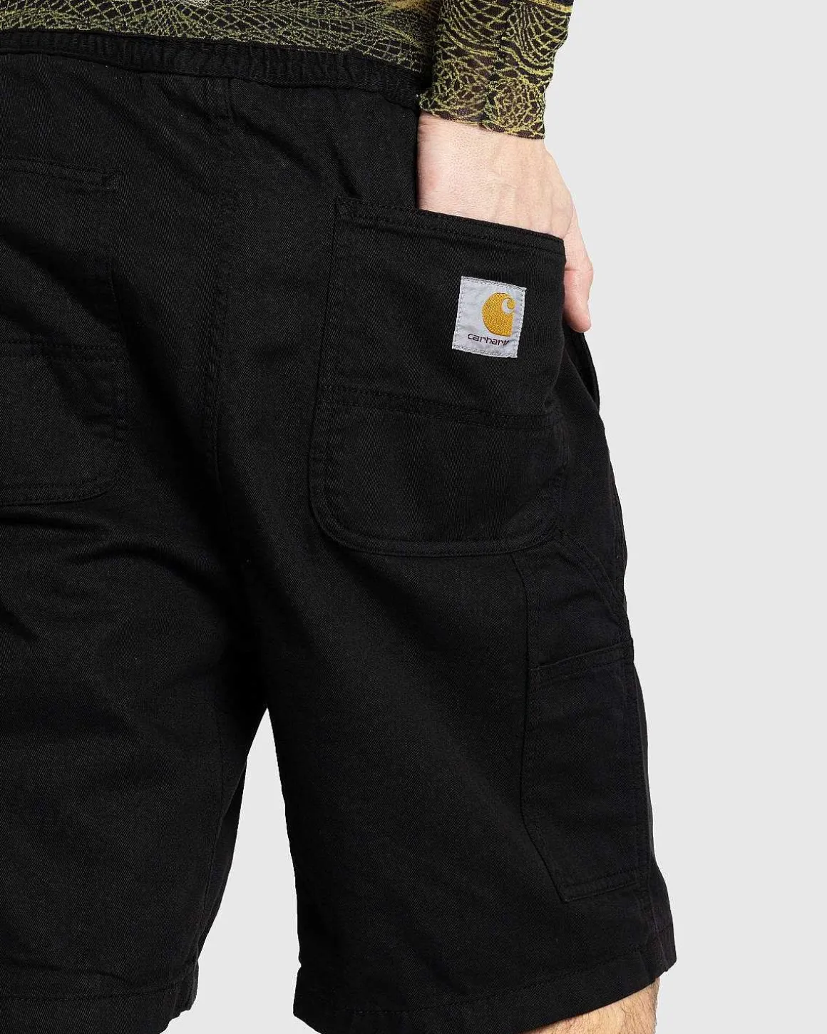 Flint Short Black/Garment Dyed