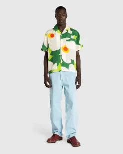 Floral Camp Shirt Gron