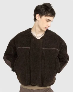 Fluffy Overfrakke Brun