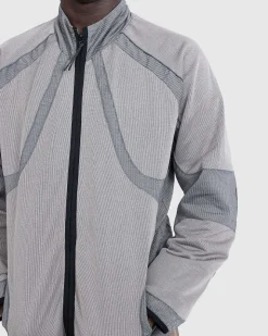 Flydende Track Top Gra/Pink