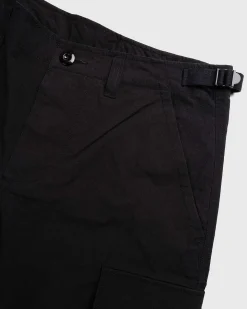 Forstaerket Nylon Cargo Buks Sort