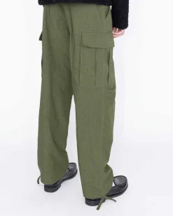 Forstaerket Nylon Cargo Buks Khaki